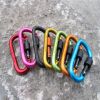 Aluminum D-Ring Locking Carabiner Light but Strong NOT for Climbing(Pack of 10)