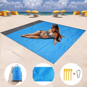 1pc Outdoor Camping Picnic Mat; Oxford Cloth Portable Mat; Folding Waterproof Moisture-proof Mat For Beach (Color: Green)