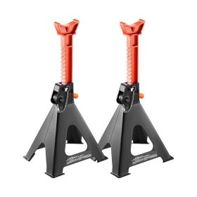 Adjustable Height Jack Stands for lifting Pickup Truck Car (Color: Black)