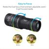 16X52 HD Monocular Telescope High Powered For Outdoor Activity; Bird Watching; Hiking; Travelling;