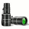 16X52 HD Monocular Telescope High Powered For Outdoor Activity; Bird Watching; Hiking; Travelling;